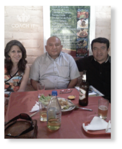 Lunch with Engineers - organizers of Congress in Piura, Peru 2010